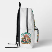 Geniet van de schoonheid van het leven Back Bag Bedrukte Rugzak (Links)