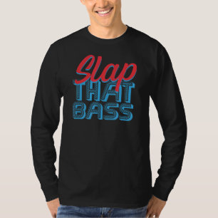 Geniet van de schoot van de Guitar Zitting Slap di T-shirt