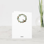 Geniet van de Seizoenskoffie Gnome Kaart (Achterkant)