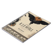 Geniet van de Spooky Vibes met een kraai en schede Notitieboek (Linkerzijde)