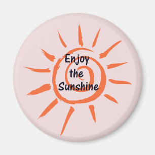 Geniet van de Sunshine Magnet Magneet