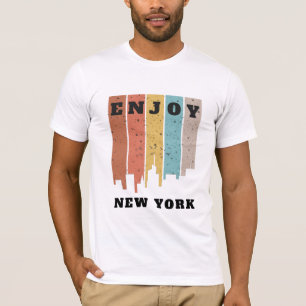 Geniet van de T-Shirt van New York