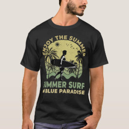 Geniet van de zomerstrand Palm Tree  Cool T-shirt