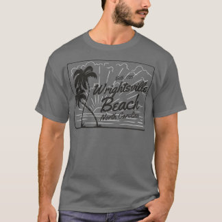 Geniet van de zon en schaduw in Wrightsville Beach T-shirt