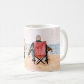 Geniet van de zonsondergang koffiemok (Voorkant rechts)