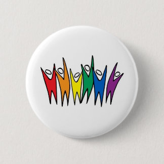 Geniet van diversiteit ronde button 5,7 cm