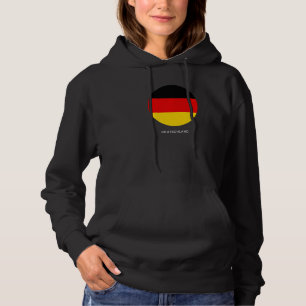 Geniet van Draag Duitse vlagillustratie Hoodie