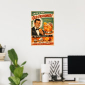 Geniet van een echte Old Fashioned Poster (Thuiskantoor)