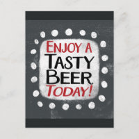 Geniet van een lekker biertje vandaag Briefkaart