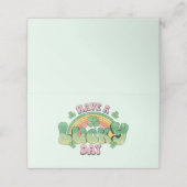 Geniet van een Lucky Day Retro St. Patrick's Day (Buitenkant ongevouwen)