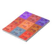 Geniet van een mooie dag & betere nacht Pop Art Pr Notitieblok (Gedraaid)