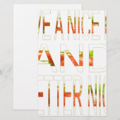 Geniet van een mooie dag en een betere nacht art p briefpapier (Voorkant / Achterkant)