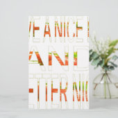 Geniet van een mooie dag en een betere nacht art p briefpapier (Staand voorkant)