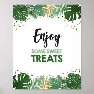 Geniet van een paar sweet-behandelingen van de Tro Poster