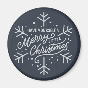 Geniet van een vrolijk kerstfeest - Snowflake Magneet