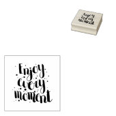 Geniet van elk moment 2 rubberstempel (Gestempeld)