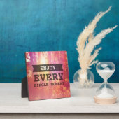 Geniet van elk moment fotoplaat (Insitu)