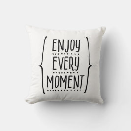 Geniet van elk moment kussen