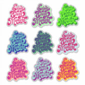 Geniet van elk moment Multi Pack Sticker (Voorkant)