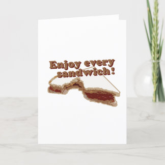 Geniet van Elke Sandwich Kaart