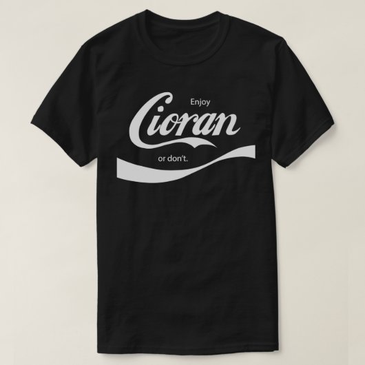 Geniet van Emil Cioran T-shirt (Design voorkant)