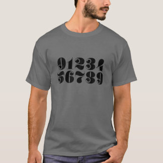 Geniet van Engelse nummers Nieuwe grafische T - sh T-shirt