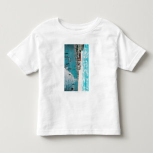 Geniet van golven bij Ocean BeachLong Beach, CA Kinder Shirts