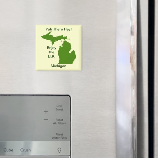Geniet van het Amerikaanse Michigan met Da Yoopers Magneet (Insitu (Koelkast))