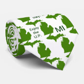 Geniet van het Amerikaanse Michigan met Da Yoopers Stropdas (Opgerold)