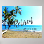 Geniet van het goede leven. poster (Voorkant)