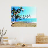 Geniet van het goede leven. poster (Keuken)