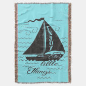 Geniet van het kleine Poster Deken (Voorkant Verticaal)