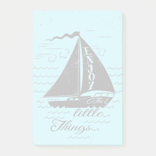 Geniet van het kleine Poster Post-it® Notes (Voorkant)