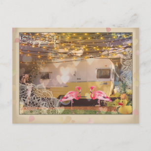 Geniet van het leven briefkaart