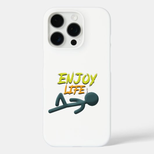 Geniet van het leven Case-Mate iPhone case (Achterkant)
