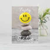 Geniet van het leven! kaart (Staand voorkant)
