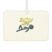 Geniet van het leven luchtverfrisser (Voorkant)