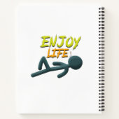 Geniet van het leven notitieboek (Achterkant)