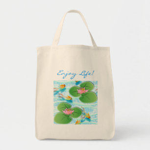 Geniet van het leven! tote bag