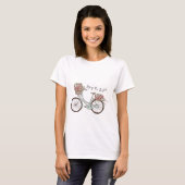 Geniet van het ritje fiets voor vrouwen t-shirt (Voorkant volledig)