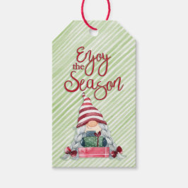 Geniet van het seizoen cadeaulabel