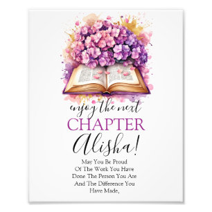 Geniet van het volgende hoofdstuk Boek Pensioen Te Foto Afdruk