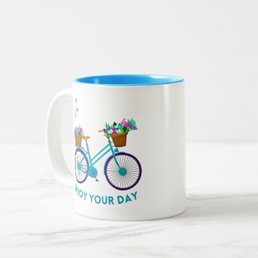 Geniet van je dagelijkse Mok (Voorkant links)