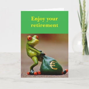 Geniet van je pensioen. kaart