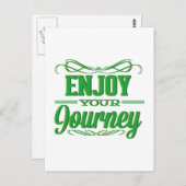 Geniet van je reis briefkaart (Voorkant / Achterkant)