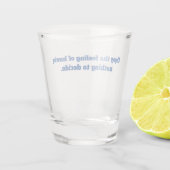 Geniet van korting shot glas (Achterkant)