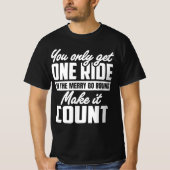 Geniet van levensechte Vibes T-shirt (Voorkant)