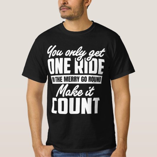 Geniet van levensechte Vibes T-shirt (Voorkant)