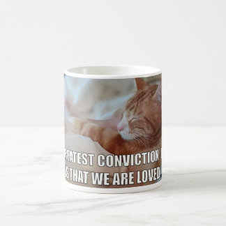 Geniet van LOVE - De grootste veroordeling is de m Koffiemok