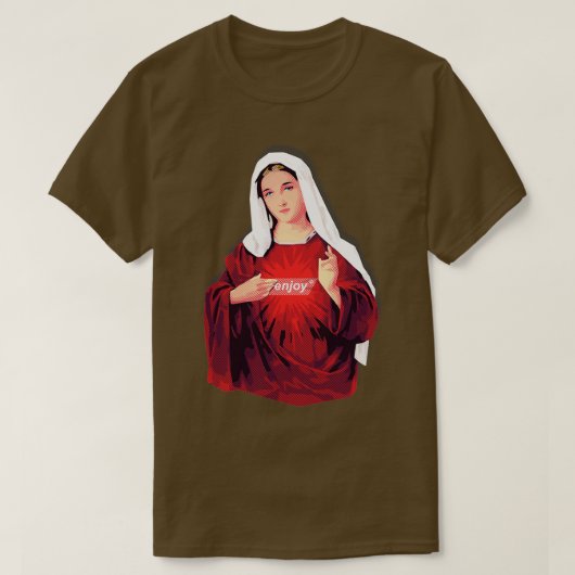 Geniet van Mary T-shirt (Design voorkant)